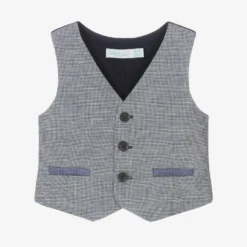 Abel & Lula Boys Blue Waistcoat