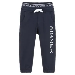 AIGNER Baby Boys Blue Joggers