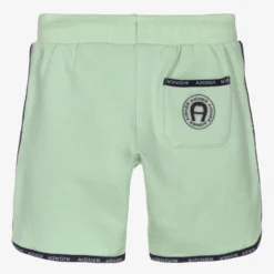 AIGNER Boys Green Cotton Shorts -Outlet Little Gents Set Store aigner boys green cotton shorts 422996 fec4b3242564adbea191dfecefed0bf48cd0d6b3