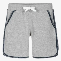 AIGNER Boys Grey Cotton Jersey Shorts