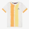 AIGNER Boys White & Orange T-Shirt