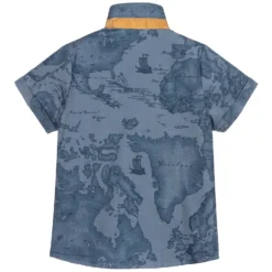 Alviero Martini Blue Geo Map Cotton Shirt -Outlet Little Gents Set Store alviero martini blue geo map cotton shirt 383739 3d920d40506db7d6e938707795f48ef4ba3d3218