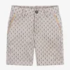 Alviero Martini Boys Beige 1st Classe Monogram Shorts