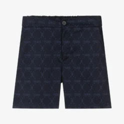 Alviero Martini Boys Navy Blue 1st Classe Shorts