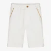 Alviero Martini Boys White Bermuda Shorts