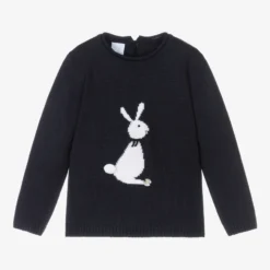 Artesanía Granlei Blue Knitted Bunny Sweater