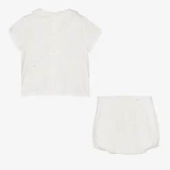 Artesanía Granlei Boys Ivory Organic Cotton Buster Suit -Outlet Little Gents Set Store artesania granlei boys ivory organic cotton buster suit 497009 2dcd0073d03098f413b5ba72d2b141e6911aa8e6