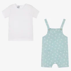 Babidu Boys Green Cotton Dungaree Shorts Set -Outlet Little Gents Set Store babidu boys green cotton dungaree shorts set 514456 c56c5f11cbd350e121f181ad2fef987d93eda519