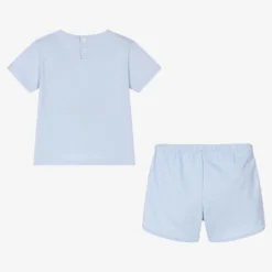 Babidu Boys Pale Blue Cotton Shorts Set -Outlet Little Gents Set Store babidu boys pale blue cotton shorts set 514446 1183825a30dfe2352fef23469780060f2bc740bc