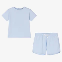 Babidu Boys Pale Blue Cotton Shorts Set -Outlet Little Gents Set Store babidu boys pale blue cotton shorts set 514446 d40889e12ccf67cb5377b17eef03e1a49fdcc328