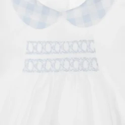 Babidu Boys White & Blue Smocked Shorts Set -Outlet Little Gents Set Store babidu boys white blue smocked shorts set 514423 790727cb437452a8d3f64b3191ed8d172e1de9e1