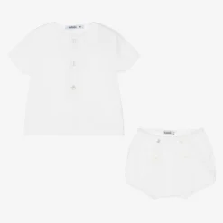 Babidu Boys White Cotton Shorts Set -Outlet Little Gents Set Store babidu boys white cotton shorts set 514559 4645fe971213c87ff6e377836ad96007c0ff4ddf