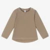 Babidu Brown Cotton Jersey Sweatshirt
