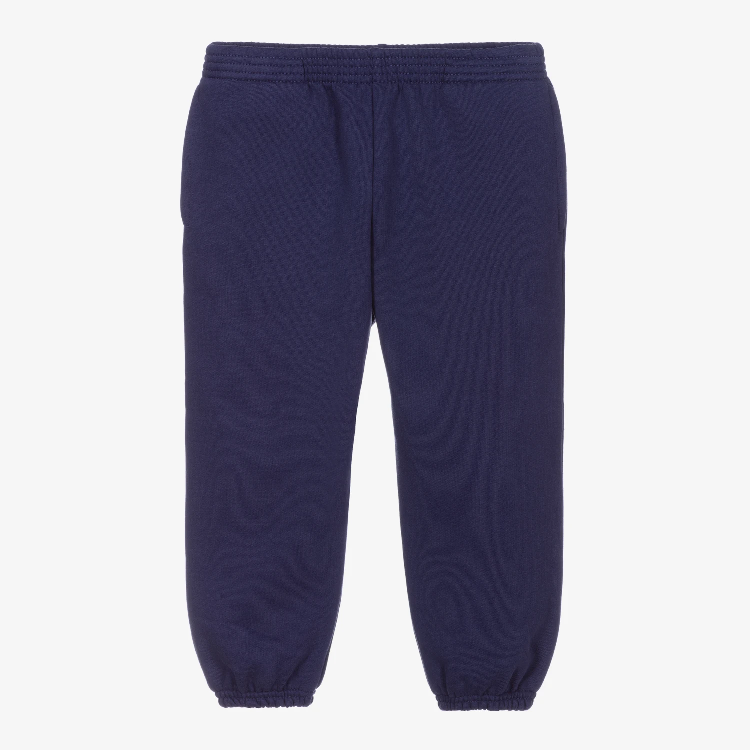 Balenciaga Navy Blue Cotton Joggers 1 Balenciaga Navy Blue Cotton Joggers