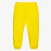 Balenciaga Yellow Cotton Logo Joggers
