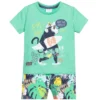 Boboli Boys Green Cotton Shorts Set