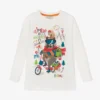 Boboli Boys Ivory Cotton Top