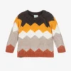 Boboli Boys Knitted Zigzag Sweater