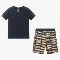 Boboli Boys Navy Blue Top & Shorts Set -Outlet Little Gents Set Store boboli boys navy blue top shorts set 489032 5b2c2c378e23399a99baeeae7a158de8334e5b02