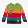 Boboli Boys Striped Knitted Sweater
