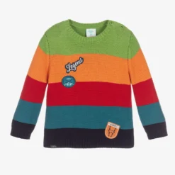 Boboli Boys Striped Knitted Sweater