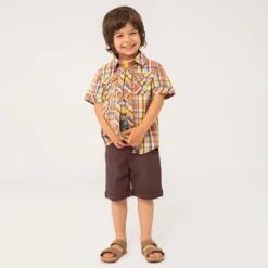 Boboli Boys Yellow Top & Brown Shorts Set -Outlet Little Gents Set Store boboli boys yellow top brown shorts set 489126 c3b080823beb98cf5c800b8147e0e6a1e6b7d587