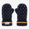 Boboli Navy Blue Knitted Mittens
