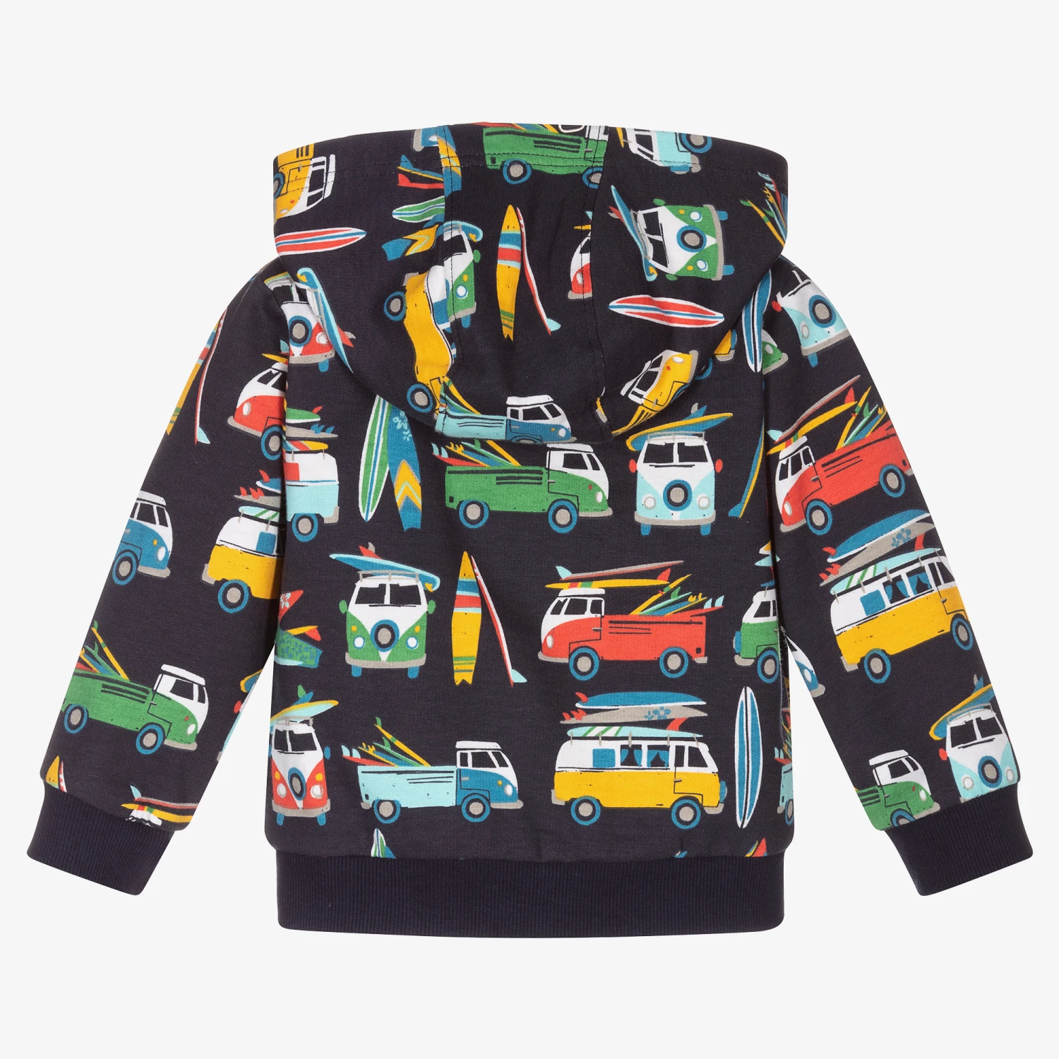 Boboli Organic Cotton Zip-Up Hoodie 3 Boboli Organic Cotton Zip-Up Hoodie - Image 3