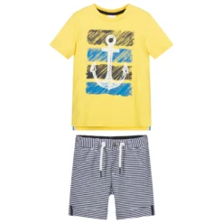 Boboli Yellow & Blue Shorts Set -Outlet Little Gents Set Store boboli yellow blue shorts set 376952 840f3aa5200c2d2c1ab58d6512767dfd684ff264