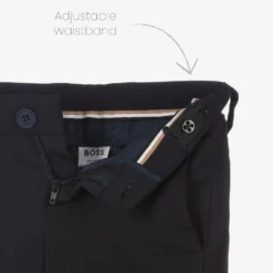 BOSS Boys Navy Blue Wool Trousers -Outlet Little Gents Set Store boss boys navy blue wool trousers 467511 3cf5a6946cc2452ce51a0c8407ae09d692ecdfdd