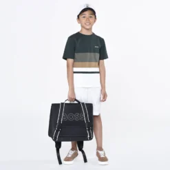 BOSS Boys White Cotton Bermuda Shorts -Outlet Little Gents Set Store boss boys white cotton bermuda shorts 504793 c2dbb6452672dc23214b0af839b4ff3128246cda outfit