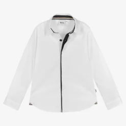 BOSS Boys White Logo Poplin Shirt 5 BOSS Boys White Logo Poplin Shirt -Outlet Little Gents Set Store boss boys white logo poplin shirt 504740 d553e5b4f7538bb81ae9eed8c840ed56857e67ee