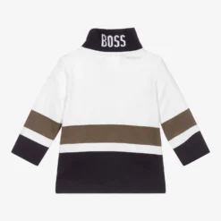 BOSS Colourblock Cotton Polo Shirt -Outlet Little Gents Set Store boss kidswear colourblock cotton polo shirt 408291 4ea0af2826569605f63e468551063b24073652bc