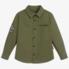 BOY London Boys Green Cotton Shirt