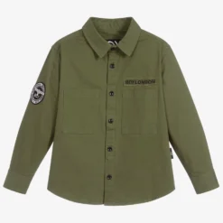 BOY London Boys Green Cotton Shirt