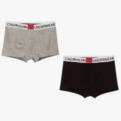 Calvin Klein Black & Grey Boxers (2 Pack)