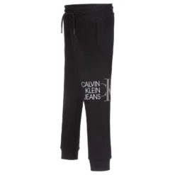 Calvin Klein Jeans Black Organic Cotton Joggers -Outlet Little Gents Set Store calvin klein black organic cotton joggers 389438 d3086e76d1d70dd4eef7dbdc5e3b1208e4214285