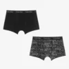 Calvin Klein Boys Black Boxers (2 Pack)