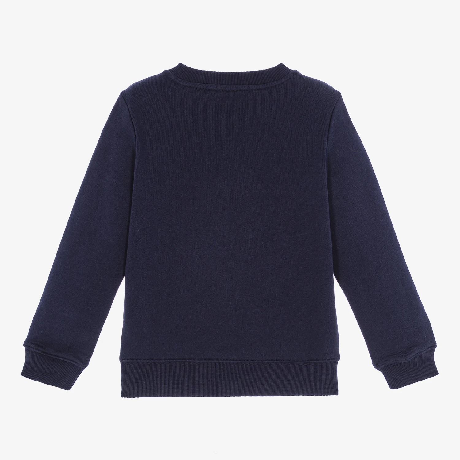 Calvin Klein Jeans Boys Blue Logo Sweatshirt 2 Calvin Klein Jeans Boys Blue Logo Sweatshirt - Image 2