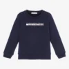 Calvin Klein Jeans Boys Blue Logo Sweatshirt