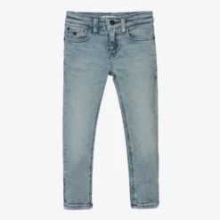 Calvin Klein Jeans Boys Blue Slim Fit Denim Jeans