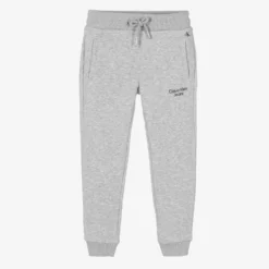 Calvin Klein Jeans Boys Grey Jersey Joggers