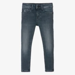 Calvin Klein Jeans Boys Grey Skinny Fit Jeans