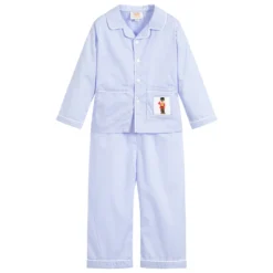 Caramelo Kids Hand-Smocked Cotton Pyjamas