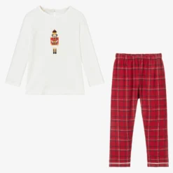 Caramelo Kids Ivory & Red Festive Pyjamas -Outlet Little Gents Set Store caramelo kids ivory red festive pyjamas 402081 598efe7c5743bb43180dfdec145b27e4f356ebcb