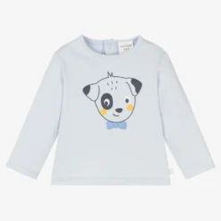 Carrement Beau Carrément Beau Blue Organic Cotton Top