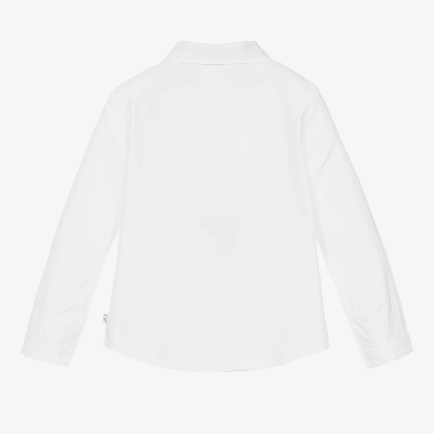 Carrement Beau Carrément Beau Boys White Cotton Shirt 2 Carrement Beau Carrément Beau Boys White Cotton Shirt - Image 2
