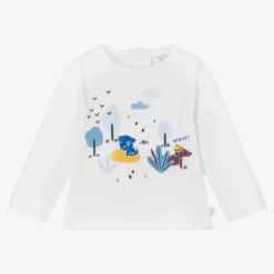 Carrement Beau Carrément Beau White Organic Cotton Top