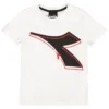Diadora Boys White Cotton T-Shirt