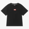 DKNY Black Logo Cotton T-Shirt